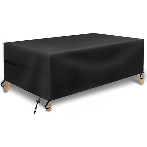 Copertura per mobili da esterno, copertura protettiva impermeabile, telone antivento impermeabile per mobili rettangolari (213x132x74 cm) (1/5)