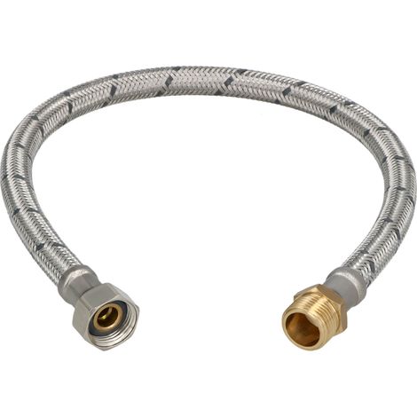 Raccordo flessibile femmina-maschio da 3/8” per rubinetti da 50 cm (1/5)