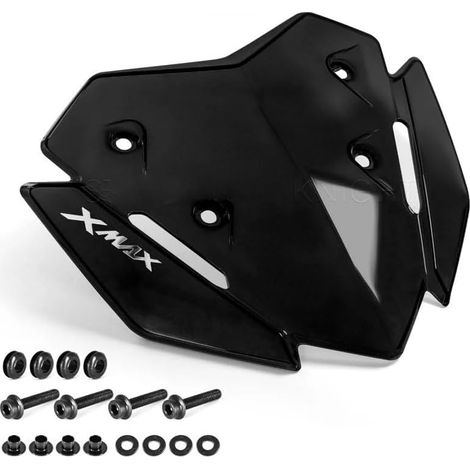 Deflettore antivento sportivo per moto, visiera per parabrezza, deflettore antivento per parabrezza per Y&AMAHA XMAX125 XMAX250 XMAX300 Xmax XMAX 2023- parabrezza per moto (colore: nero)
