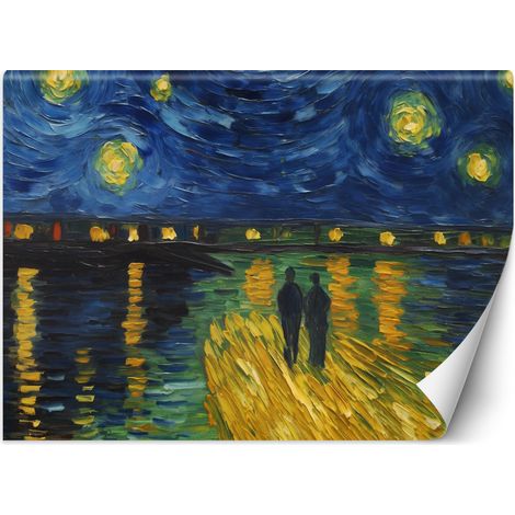 Fototapete Sternennacht über der Rhone - V. van Gogh 300x210 cm (1/5)