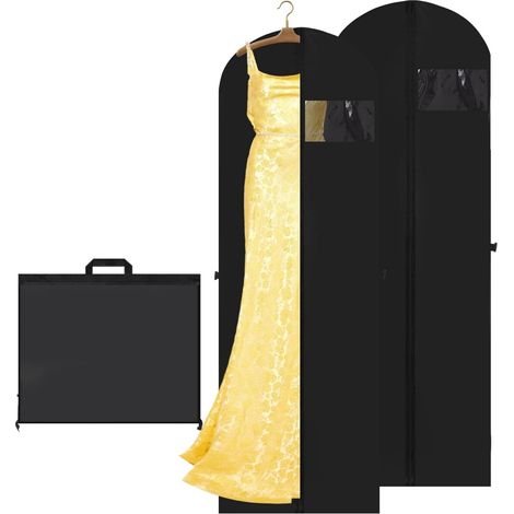 Sac De Rangement Pour Vêtements - 180 x 60 cm - 2 Pièces - Sac À Vêtements Avec Fermeture Éclair - Respirant Et Anti-Poussière - Anti-Mites (1/5)