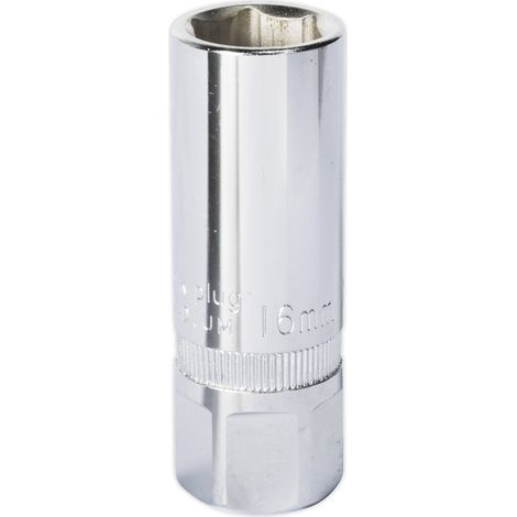 Sealey Magnetic Spark Plug Socket 1/2""Sq Drive 16mm AK6543