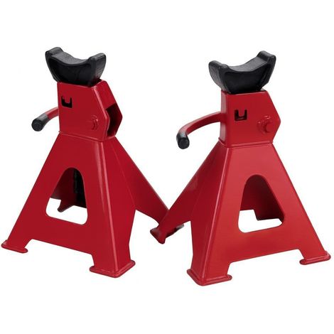 Heavy Duty Axle Jack Stands 6T (Garage Car Caravan Vehicle Mechanic)