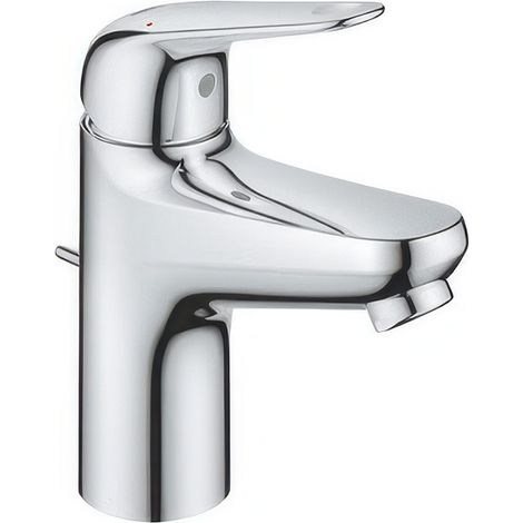 Mitigeur Lavabo Grohe New Euroeco Monocommande en Laiton Chrom� avec Vidage Automatique