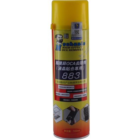Aereosol Removedor de Pegamento OCA 883 Limpiador LCD 550ml Mechanich