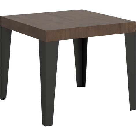 Tavolo Allungabile 90-246x90x77 cm Flame Noce (1/4)