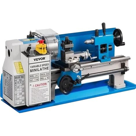 Torno para metal, velocidad variable, amplio rango de giro, 180 x 350 mm, 550 W-a (1/2)