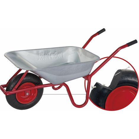 Garten-/Bauschubkarre 85 Liter mit PU-Rad, Tragkraft 200Kg