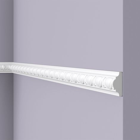 Zierleiste "Lugano" (NMC WALLSTYL® - WO1) aus hochfestem Polystyrol (1/5)