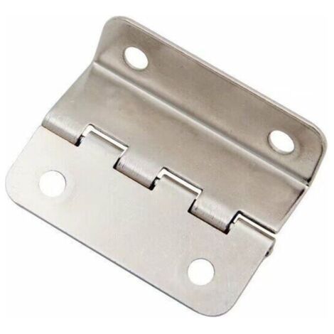 Antique Bronze Hinges, 6 Decorative Box Hinges (Silver), Folding Hinges for Doors, Cabinets, Furniture, Vintage Jewelry Cabinets (1/5)
