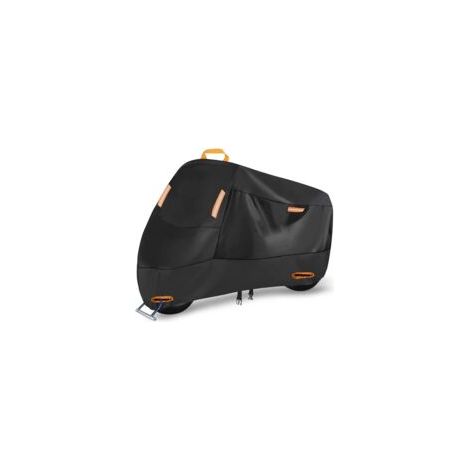 Adatto per Lntyq – Telo coprimoto impermeabile in tessuto Oxford 210D – Taglia XXL 245 x 105 x 125 cm – Protezione da sole e polvere – Design antifurto