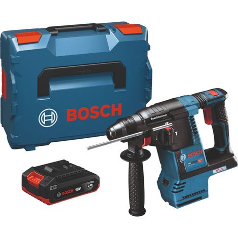 Martello perforatore a batteria Bosch GBH 18V-26 Professional 18 V 2,6 J SDS plus Brushless + 1 batteria da 2,0 Ah + L-Boxx - senza caricabatterie (1/5)