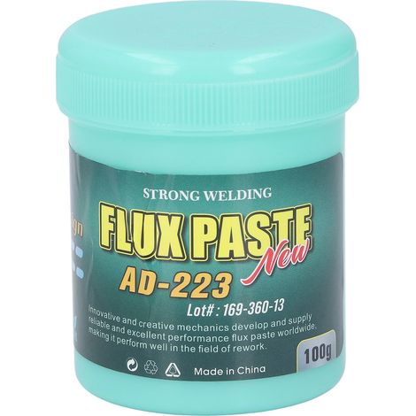 Umweltfreundliche Kolophonium-Desoxidationspaste für elektronisches Löten, Kupfer-Zinn-Eisen-Lötcreme, 100g Dose. (1/5)
