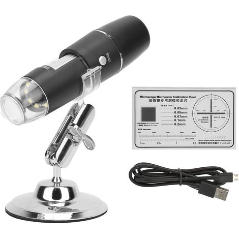 Microscope numérique portable W05A 1000x WIFI, caméra industrielle avec grossissement HD (1/5)