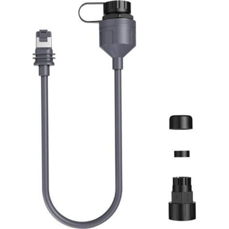 Adattatore Ethernet Starlink per Gen 3 e Mini, cavo di prolunga CAT5E impermeabile da 0,5 m (26 AWG) con connettori, velocità di trasferimento dati 2000 Mbit/s