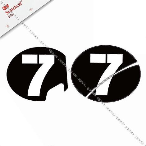 Autocollants pour moto Vespa Sei Giorni Gt Gts Gtl Gtv 125-300cc 3m, ensemble de décalcomanies Super "6", accessoires étanches (1/4)