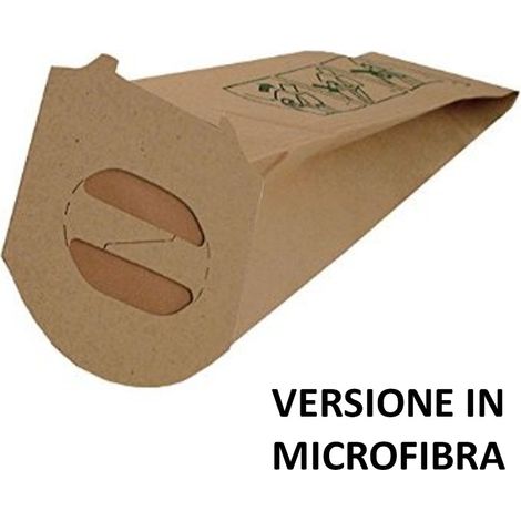 5PZ SACCHETTI MICROFIBRA SCOPA ROWENTA ZR680 SLIM LINE CLIO GISOWATT
