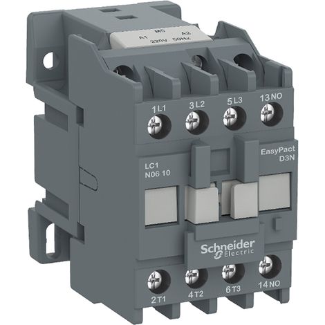 Contacteur Schneider LC1N0601B5N 3P 6A bobine 24V 50Hz – Contacteur magnétothermique 1NC pour pompe piscine hôtel