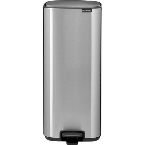 Bo Poubelle Pédale 30l Acier Mat Poubelle à Pédale 30l, Design élégant, Acier Mat, Hygiénique - Brabantia Internat