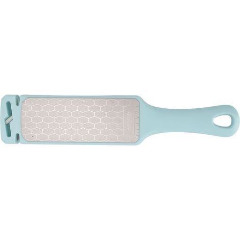Affûteur de couteaux rapide Emery double face, bâtonnet d'affûtage multifonctionnel pour la maison et la cuisine, bleu (1/5)