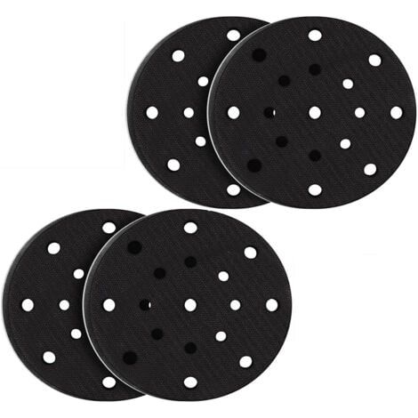4 PièCes 150mm Tampon de Ponçage Souple ,Interface mousse souple doux pour plateau de ponçage et polissage, Protection contre le bruit( 17 trous) (1/5)