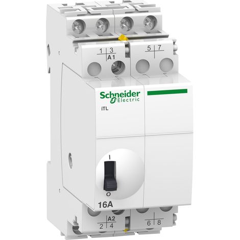 Acti9, iTL télérupteur 16A 4NO 230...240VCA 110VCC 50-60Hz - A9C30814