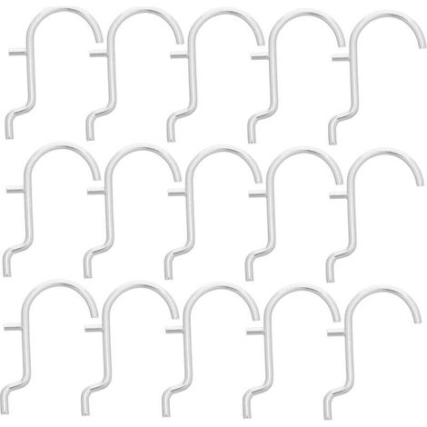 30 Pièces Pegboard Tool Hooks With Rubber Sleeves Metal Organizer For Kitchen And Garage Storage Multipack Heavy Duty Peg Board (1/4)