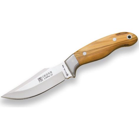 Cuchillo de montaña Joker marrón madera de olivo 22 coma 5 centímetros (1/2)
