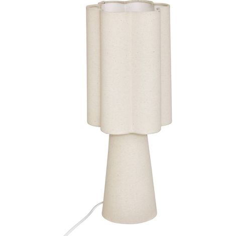 Lampe à poser Blanca beige lin - Atmosphera créateur d'intérieur
