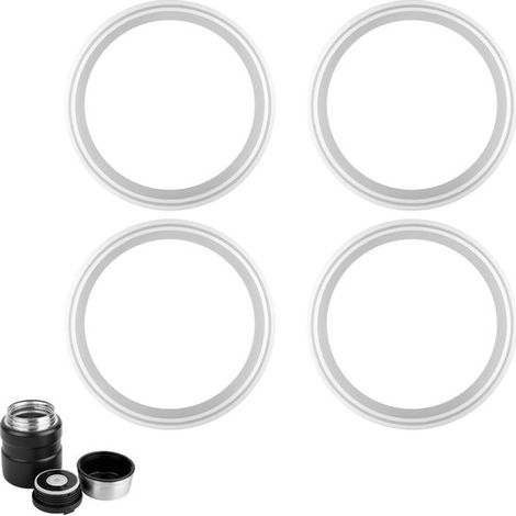 4 teiliges Set Ersatzdichtungen Passend für Thermos Stainless King 16 und 24 Unzen Lebensmittelbehälter Silikon Dichtungsring Ersatz O Ring Dicht (1/5)