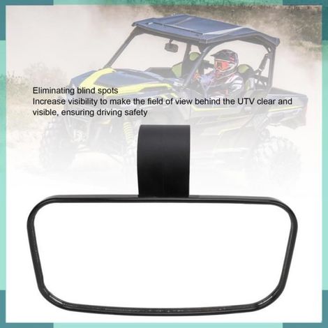 rétroviseur pour Rétroviseur UTV, Rétroviseur Central UTV, Angles Réglables, visibilité Améliorée, auto outillage
