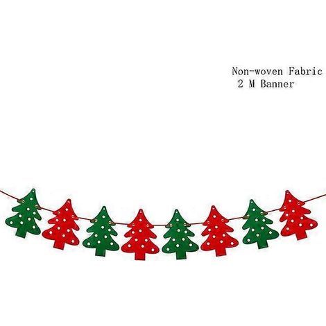 Bannière de Noël avec le Père Noël, décorations de Noël pour la maison, ornements de Noël à suspendre, fête de fin d'année, Navidad Kerst, Nouvel An 2019 (1/5)