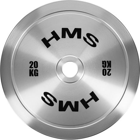 Piastra olimpica calibrata in acciaio 20 kg TOS200 HMS (1/5)