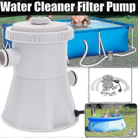 Pompe de filtration électrique pour piscines hors sol - Système de purification d'eau efficace pour l'entretien de la piscine [DB] 777 (1/3)