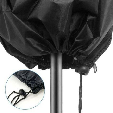 NALOOKAMIC Housse de protection pour parasol déporté 2 à 4 m de large tissu Oxford 210D imperméable à la poussière Résistant aux UV 265x40/70/50cm