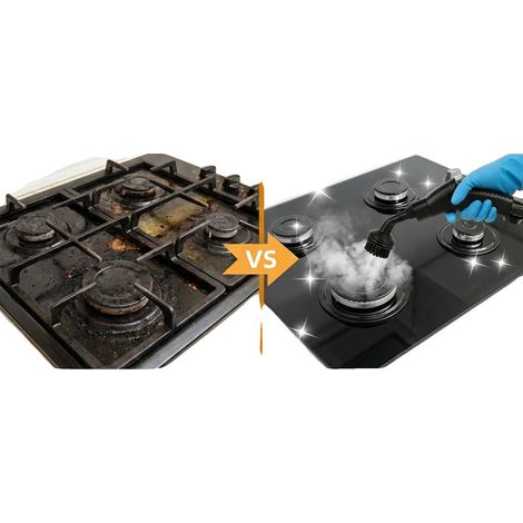 Nettoyeur à vapeur, 2500W de puissance, 6 bars de pression, capacité de 1400ML, chauffe en 15 secondes, température de 221°F (1/5)