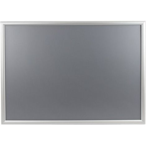 Cadre d'affichage clic clac en aluminium gris format A1