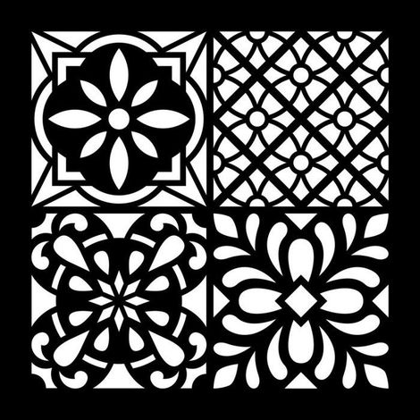 POCHOIR CARREAUX - 30X30X0.2 CM