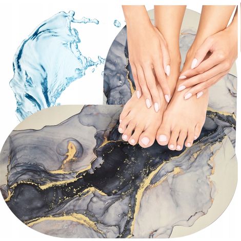 ALFOMBRA DE BAÑO DE SECADO RÁPIDO, ABSORBENTE Y ANTIDESLIZANTE 60X90 (1/5)