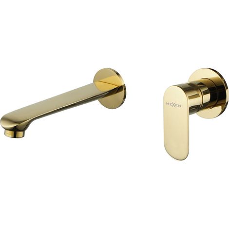 Mexen Dox Unterputz-Waschtischarmatur, Gold - 75215-50 (1/2)