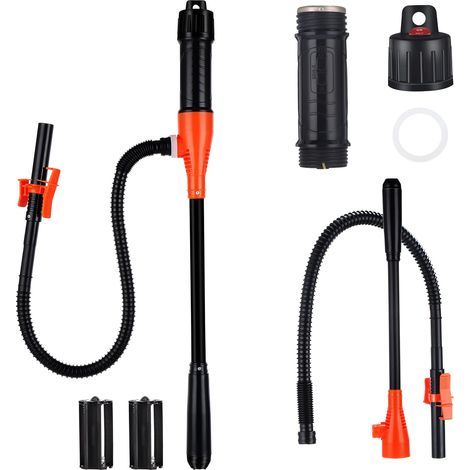 Pompe de Transfert à Liquide, Pompe à Eau Électrique à Piles Pompe à Gaz Portable, Pompe à Siphon Électrique à Piles Pompe à Bidon Pompe à Essence Pompe de Transfert de Carburant Liquide/Eau (1/5)