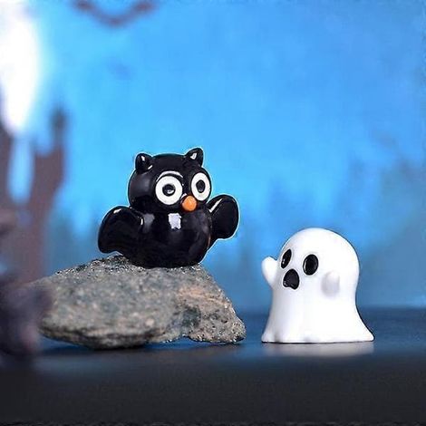Figurine miniature Jolie Citrouille Fantôme de Dessin Animé Décor de Micro Paysage pour Décorations d'Halloween Décorations Bureau à Domicile Chambre Décor 1pc 6 1pc 4 - couleur (1/4)