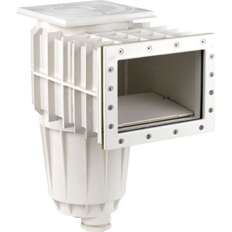 Skimmer a bocca stretta con battente galleggiante (1/4)