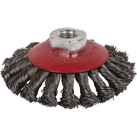 Cepillo Alambre Oblicuo Trenzado M14 Acero 0.5 mm Ø 10250041 (1/2)