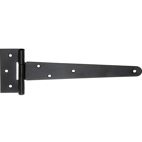 Penture anglaise laque noire pour immersion penture 248 x 46 mm charnière 90 x 40 mm kit de 10