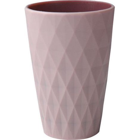 Gobelet en plastique de 450 ml, design de style nordique, solide et résistant aux chutes(rose clair) (1/5)