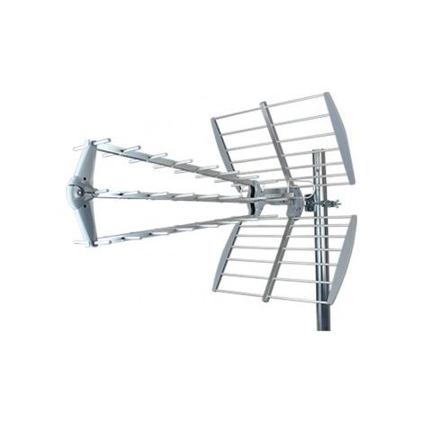 Sedea – Antenne terrestre UHF extérieure 105 cm – Gain 17,5 dB – Fréquences 470 à 694 MHz – Fixation sur mât avec symétriseur Type F - LTE700 (1/7)