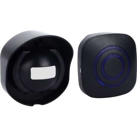 Türklingelsensor, Lautstärkeregler 110-240V 4-fach HiFi-Lautsprecher 433MHz feststehender Türklingelkopf für den Innenhof EU-Stecker. (1/5)