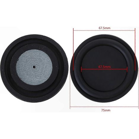 Stück Membran-Passivradiatoren 75/90/92/139 mm Bassmembran-Vibrationslautsprecher-Reparaturset DIY Heimkino-Zubehör (1/2)