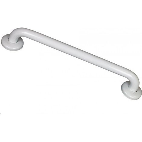 AKW Epoxy Coated Stainless Steel Grab Rail 450mm Length - White